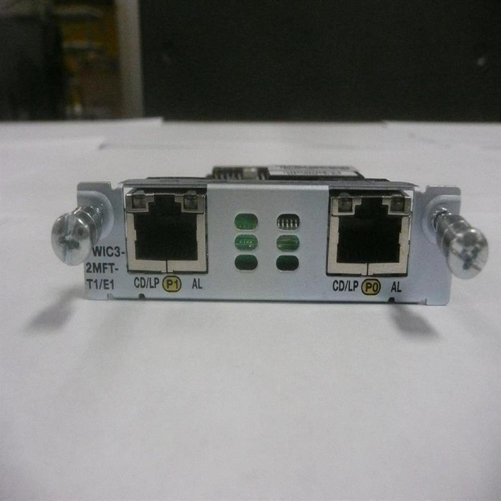 Cisco 2-Port 3rd Gen Multiflex Trunk Voice/WAN Interface Card VWIC3-2MFT-T1/E1