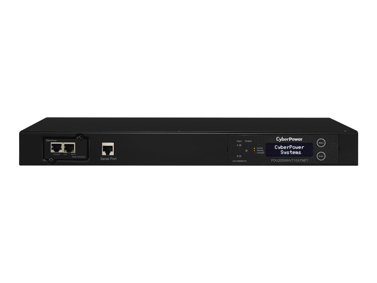 CyberPower Switched 20A Power Distribution Unit PDU20SWHVT10ATNET main image