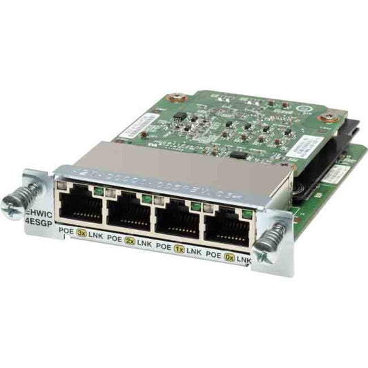 EHWIC-4ESG Cisco EHWIC-4ESG Enhanced High-Speed WAN Interface Card main image