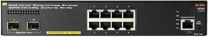 HPE Aruba 2930F 8-Port PoE+ Layer 3 Switch JL692A