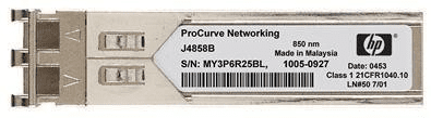 HP ProCurve Gigabit-SX-LC Mini-GBIC Transceiver J4858B main image