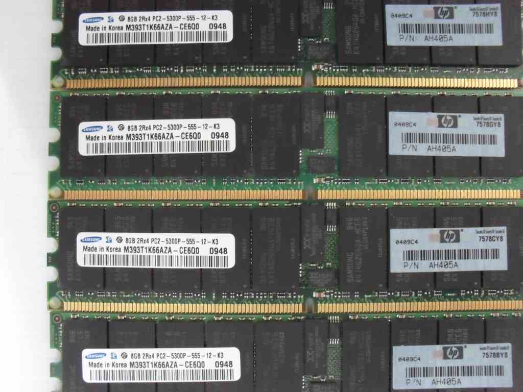 HPE RX36/6600 32GB 4X8GB-PC2-4200R Memory Kit AH405A main image