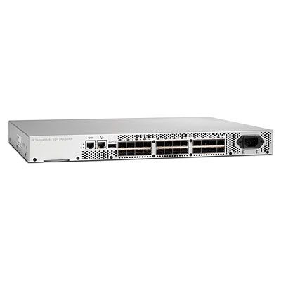 HP StorageWorks SAN Switch 8/24 Base Switch 8Gb Fibre Channel AM868A main image