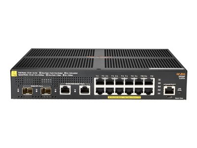 HPE Aruba 2930F 12G PoE+ 2G/2SFP+ 12 Ports  Switch JL693A#ABA main image