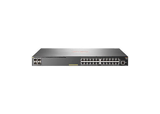 HPE Aruba 2930F 24G PoE+ 4 SFP+ 24 Ports Switch JL255A#ABA main image