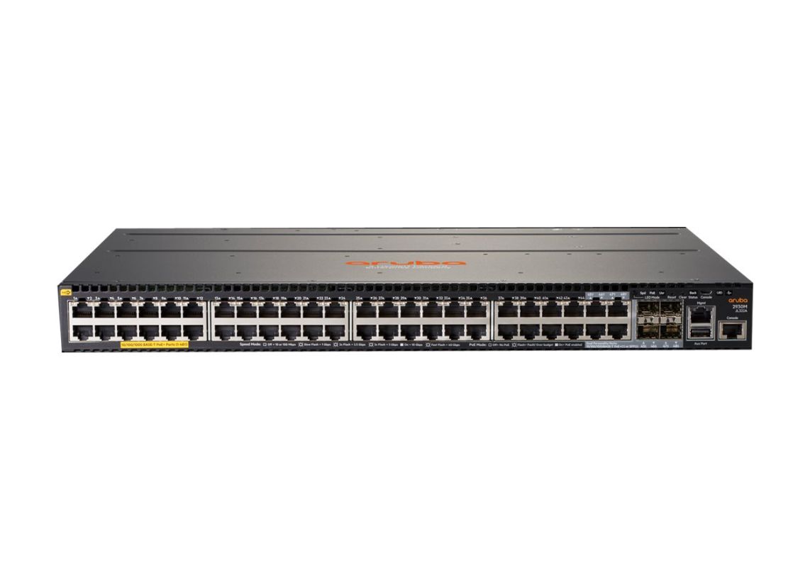 HPE Aruba 2930M 48G PoE+ 1-Slot 48-Ports Switch JL322A main image