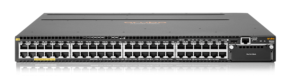 HPE Aruba 3810M 48G PoE+ 1-slot Switch JL074A