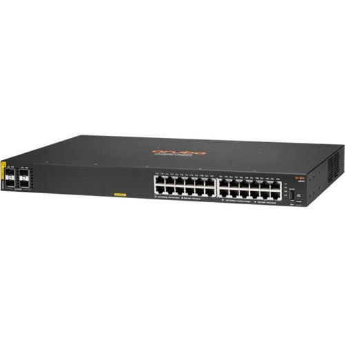 HPE Aruba 6000 24-Port 24G Class4 PoE 4SFP 370W Switch R8N87A#ABA main image