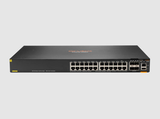 HPE Aruba 6300F 24-Port 1GbE Class 4 PoE and 4-Port SFP56 Switch JL666A#ABA main image