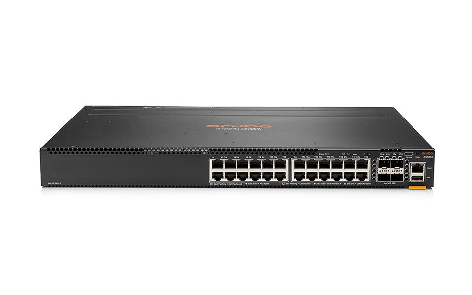 HPE Aruba 6300M 24-Port 1GbE and 4-Port SFP56 Switch JL664A main image