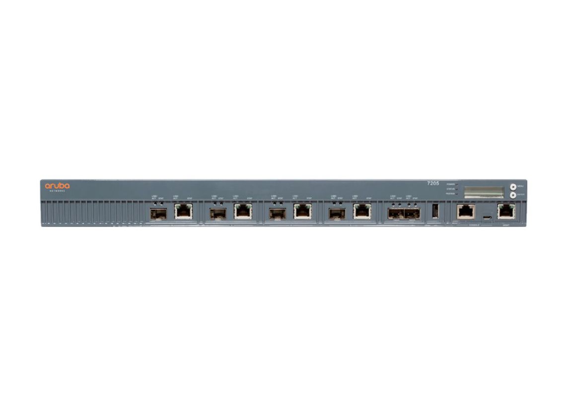 HPE Aruba 7205 K-12 64 AP (US) Mobility Controller JW776A