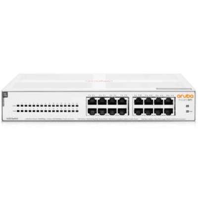 HPE Aruba Instant On 1430 16G Class4 PoE 124W 16 Ports Unmanaged Rack-Mountable Switch R8R48A#ABA main image