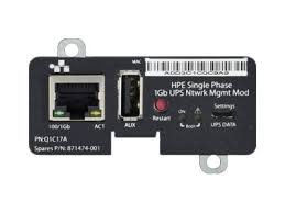 HPE Single Phase 1Gb UPS Network Management Module Q1C17A main image