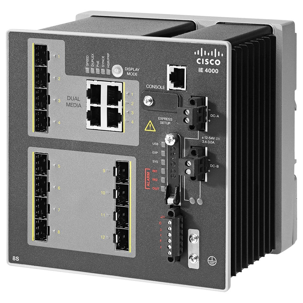 IE-4000-8GS4G-E Cisco Industrial Ethernet 4000 Managed Switch