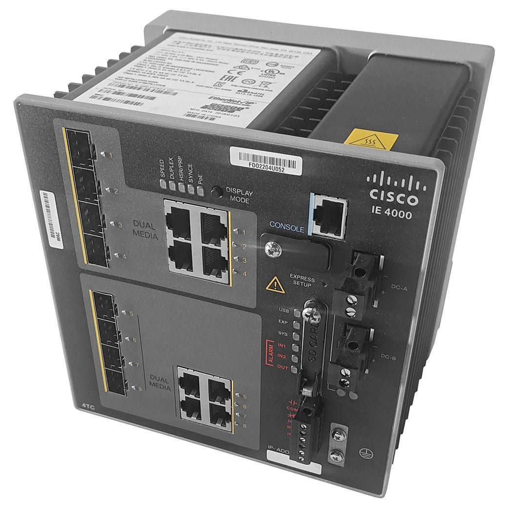 IE-4000-4TC4G-E Cisco Industrial Ethernet 4000 Managed Switch