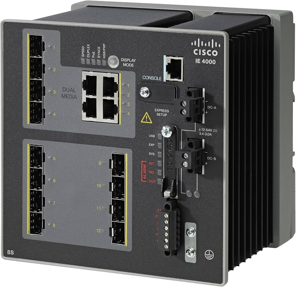 IE-4000-8GS4G-E Cisco Industrial Ethernet 4000 Managed Switch