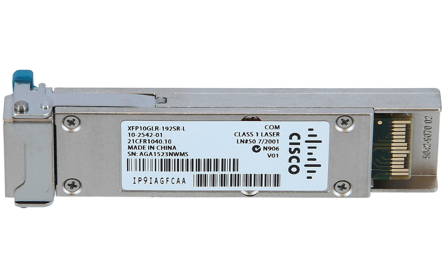Cisco Multirate XFP LC Single-Mode Transceiver Module XFP10GLR-192SR-L=