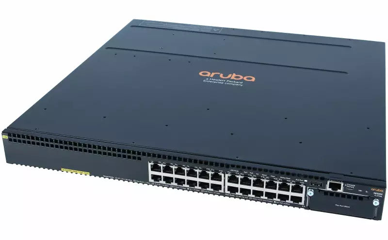 HPE Aruba 3810M 24G PoE+ 1-slot 24-Port Managed Switch JL073A