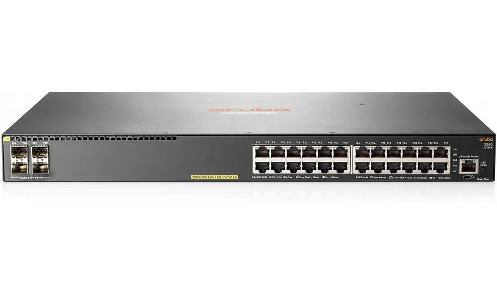 HPE Aruba 2540 24G 4SFP+ 24-Port Rack-Mountable Switch JL354A#ABA
