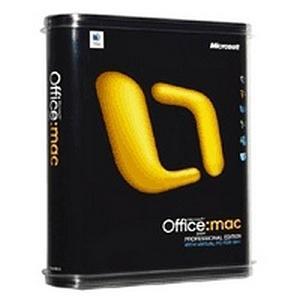 Microsoft Office Mac 2004 Prof w/Virtual PC for Mac Y15-00001 main image
