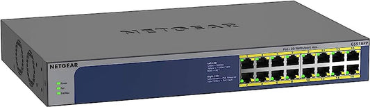 Netgear 16-Port Smart Managed Pro Switch GS516PP-100NAS main image