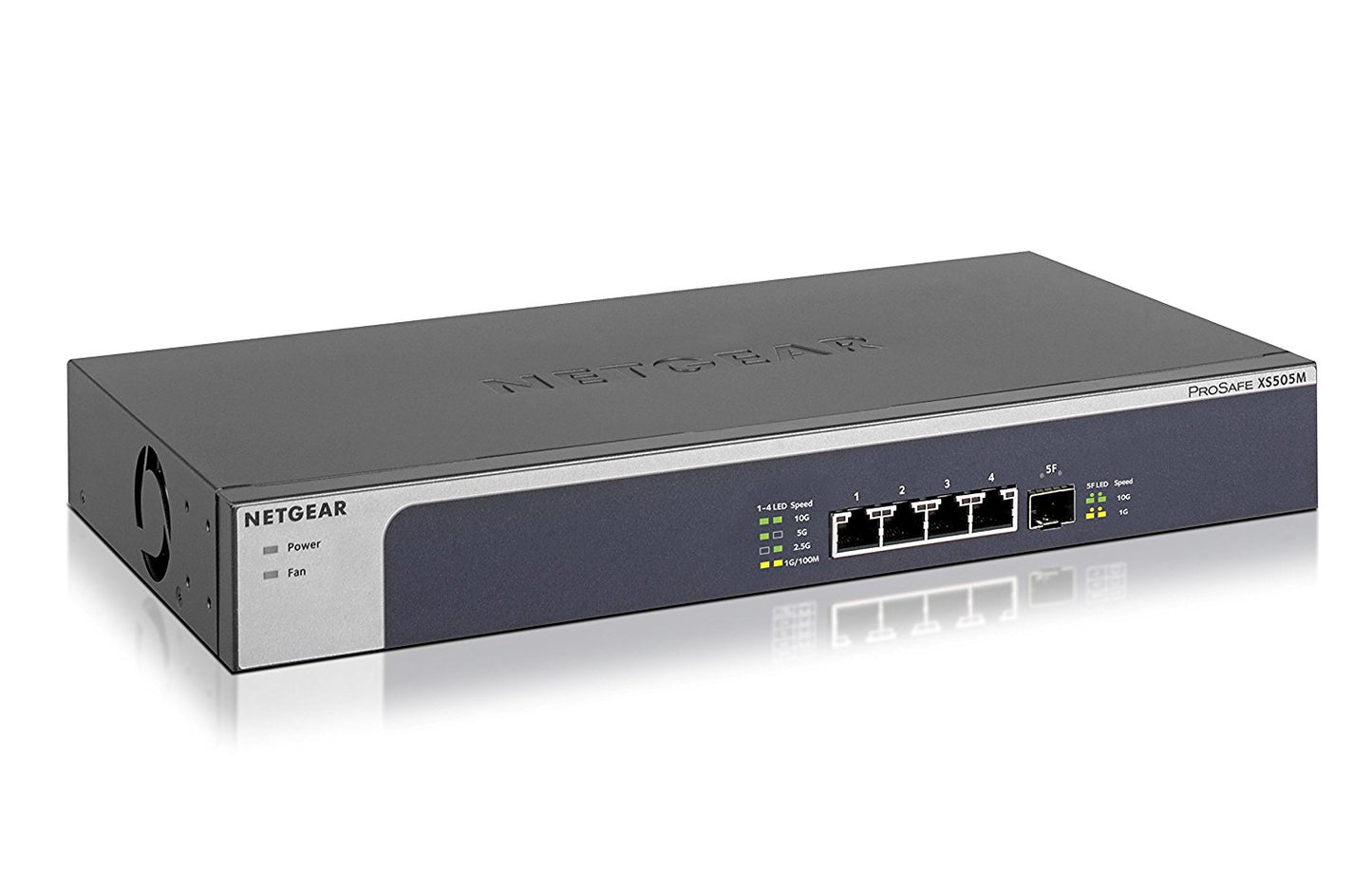 Netgear 5-port Gigabit Ethernet Unmanaged Switch, 1xSFP+ XS505M main image
