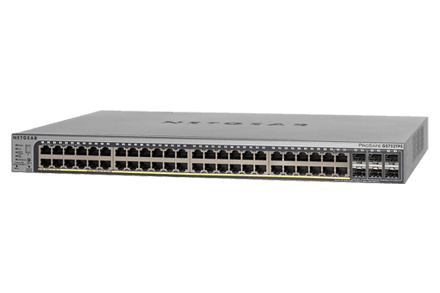 Netgear 52-Port Gigabit Smart Managed Switch 46 PoE Ports, 2 Copper/SFP+ (2.5G) GS752TPSB main image