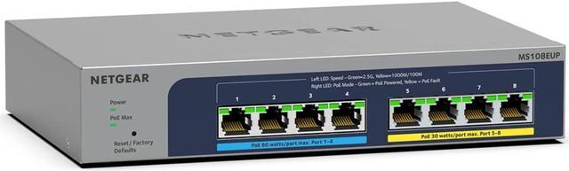 Netgear 8-Por Managed Network Switch MS108EUP-100NAS main image
