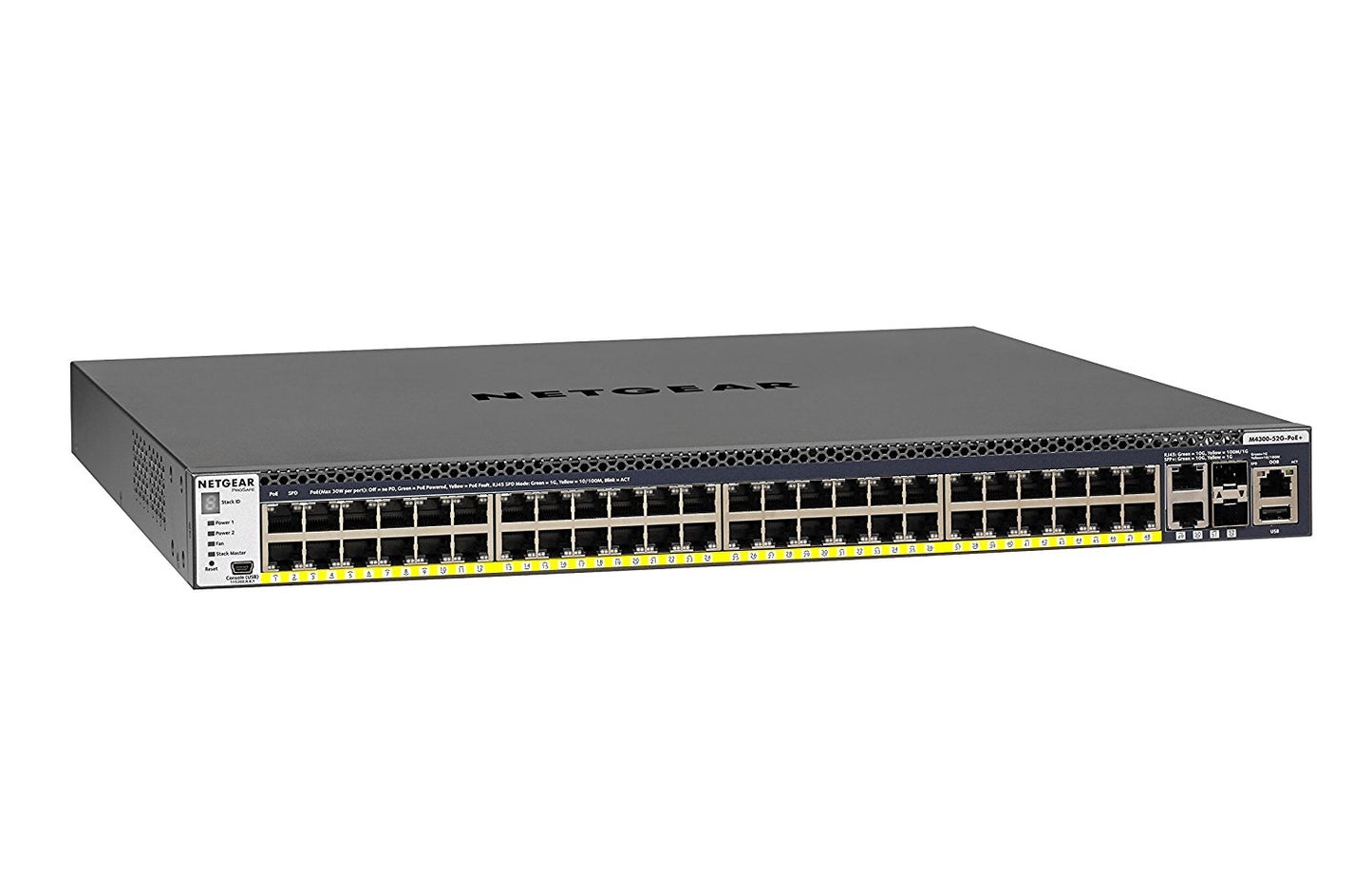 Netgear M4300-52G PoE+/10G 550W 48-Port Managed Switch GSM4352PA-100NES main image