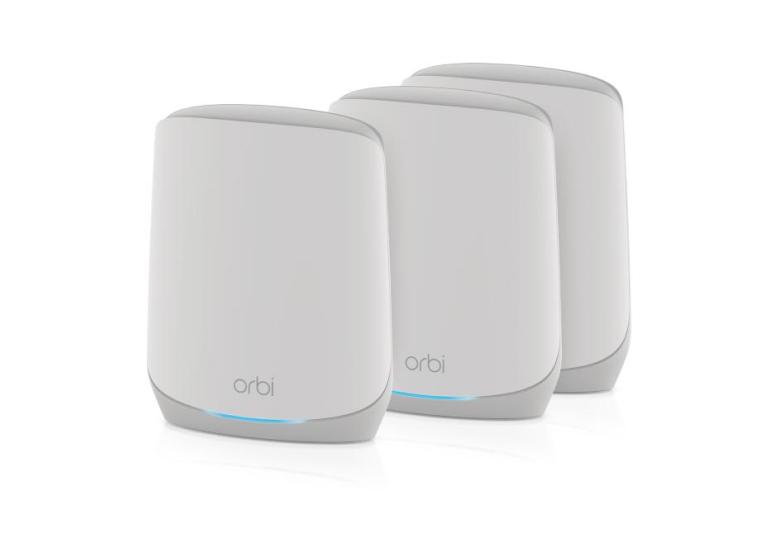 Netgear Orbi Tri-band 5.4Gbps, Router + 2 Satellite WiFi 6 Mesh System RBK763-100NAS main image