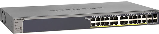 Netgear ProSAFE 28-Port Smart Managed Switch with 4 Dedicated SFP Ports (16 PoE, 8 PoE+) GS728TP main image