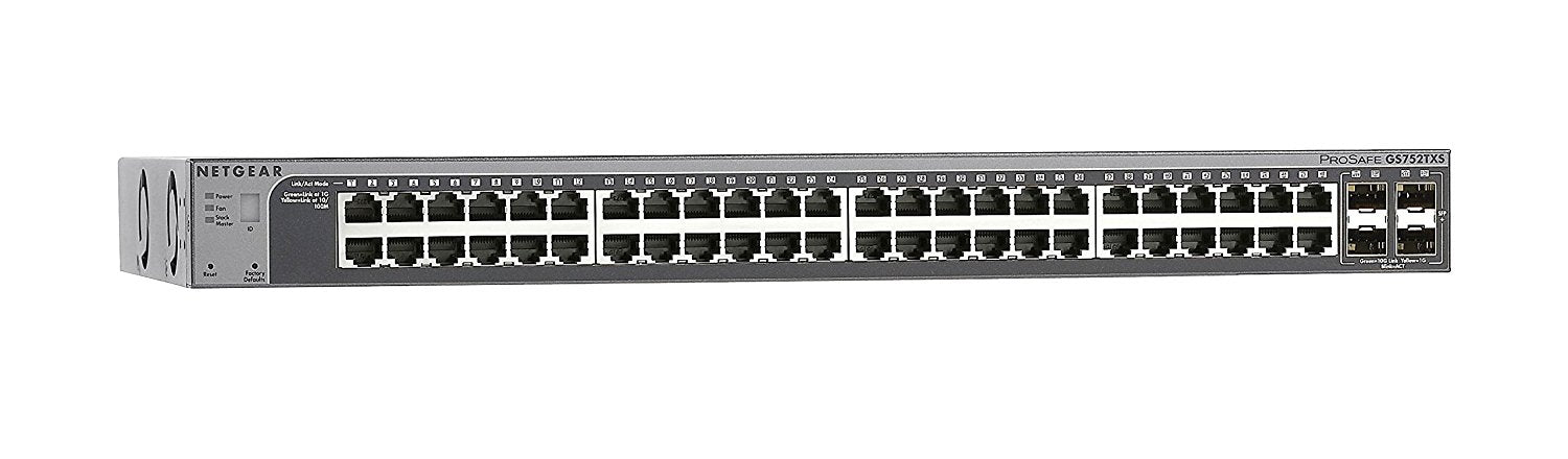 Netgear Prosafe 52-Port 48GbE Smart Managed Switch GS752TXS main image