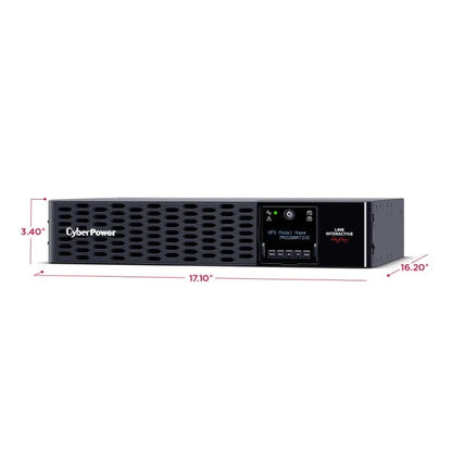 CyberPower PR2200RT2UC – Smart App Sinewave UPS – 2U Rack/Tower, 2200 VA / 2200 W