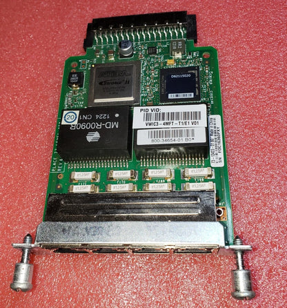 Cisco 4-Port 3rd Gen Multiflex Trunk Voice/WAN Interface Card VWIC3-4MFT-T1/E1