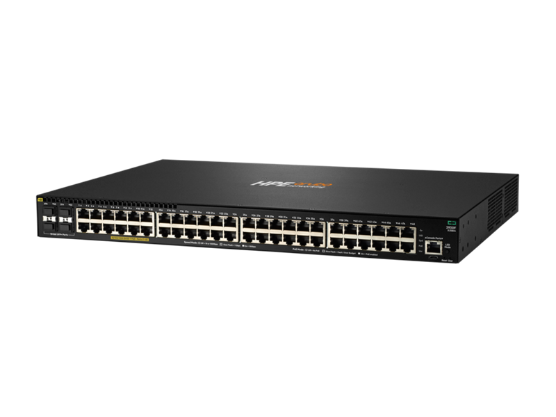 HPE Aruba 2930F 48G PoE+ 4SFP+ 48-Port Switch JL558A
