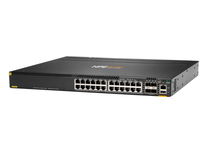 HPE Aruba CX 6300M 24-Port 1GbE PoE+ and 4-Port SFP56 Switch JL662A