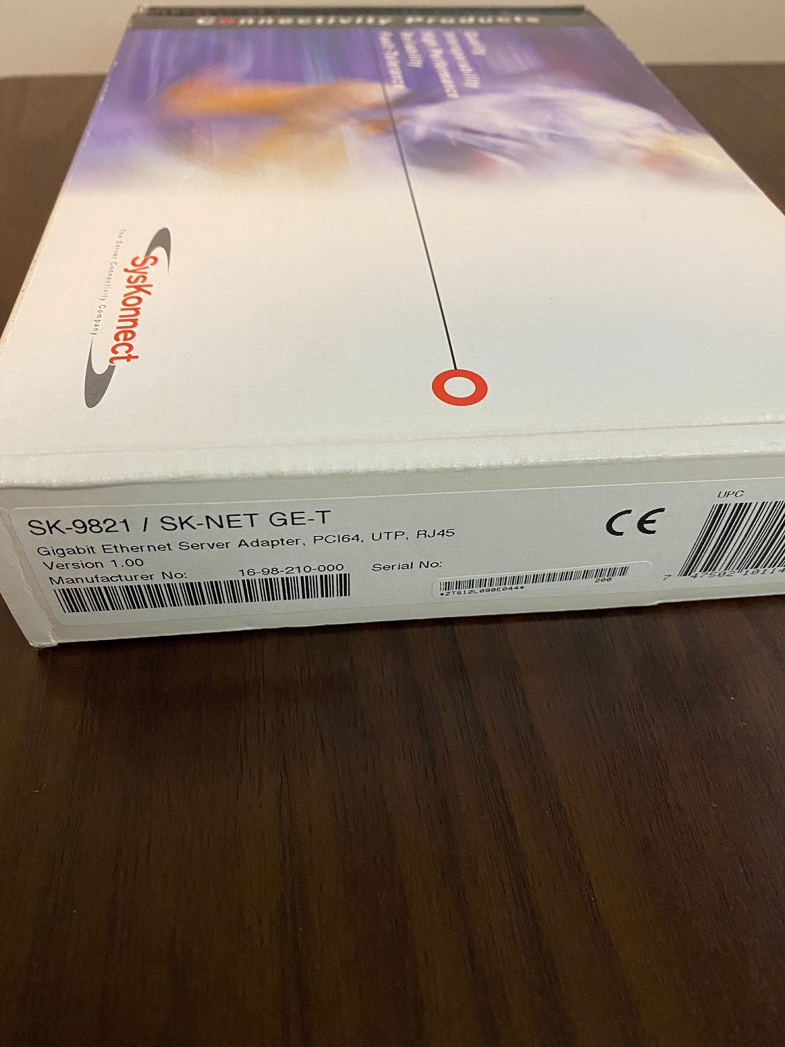 SysKonnect Gigabit Ethernet Server Adapter Version 1 SK-9821 main image