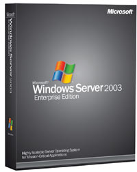 Microsoft Windows Server 2003 Enterprise 25 CAL OEM Full Version main image
